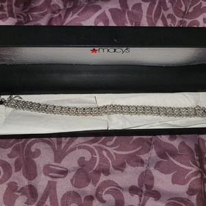White gold diamond tennis bracelet